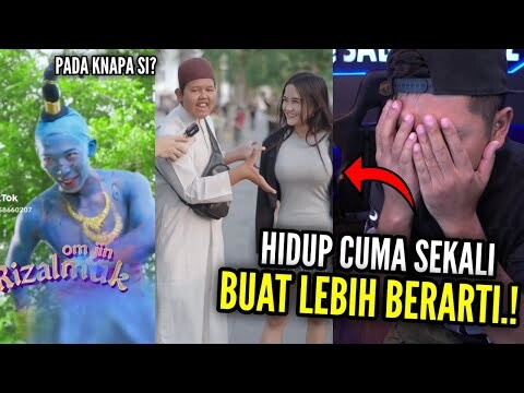 AMPUN OM RIZALMUK KAMI TAK KUASA ‼️..REACT MEME KOCAK