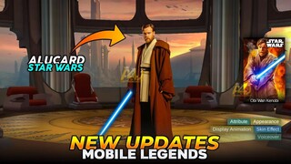 ALUCARD - OBI WAN KENOBI STAR WARS SKIN, FREYA SABER SQUAD SKIN, NEW MAP & MORE | MOBILE LEGENDS