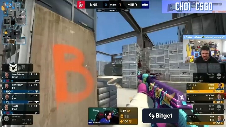 MIBR vs BNE - PGL Major Antwerp 2022 part 2 #Game