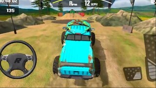 Mô phỏng lái xe địa hình - Lái xe trên sa mạc bằng xe tải quái vật 4x4 - Gameplay trên thiết bị di đ