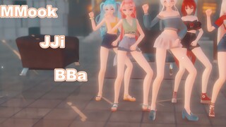 [MMD·3D] Gril group's vibrant dancing-MIKU,HAKU,LAKU,IA,CUL