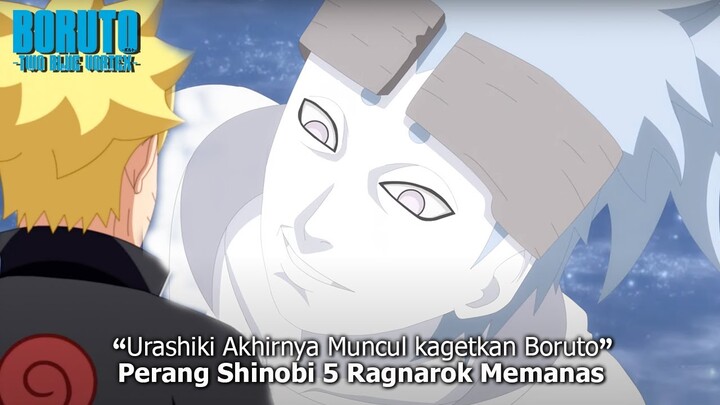 URASHIKI MUNCUL DI PERANG SHINOBI 5 - BORUTO TWO BLUE VORTEX 12 PART 90 - BORUTO EPISODE 300 TERBARU