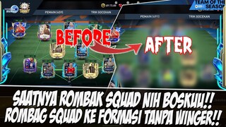 MARKET CRASH!! GAS ROMBAG SQUAD KE FORMASI BARU EVENT TOTS FIFA MOBILE | FIFA MOBILE INDONESIA