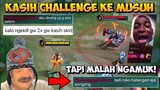 KASIH CHALLENGE KE MUSUH KARENA GA PUNYA SKIN, EH KOK MALAH NGAMUK?! Mobile Legends