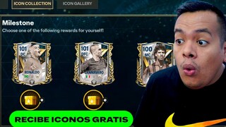 🎁 COMO RECLAMAR MUCHOS ICONOS *Gratis* ASEGURADOS en FC Mobile (Ronaldo Nazario, Ginola & Más)