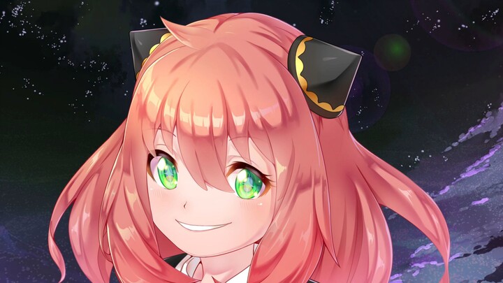 【原创绘画】1分钟教你画间谍过家家-阿尼亚的百变表情