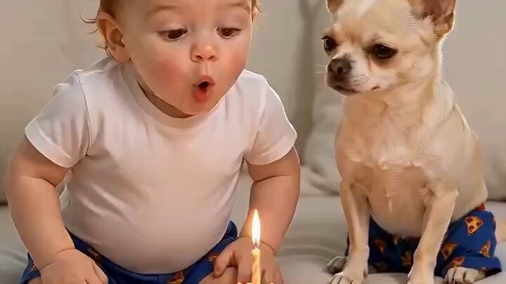 😅🐾 Tiny's silent killer just lit the match. 💨🕯️