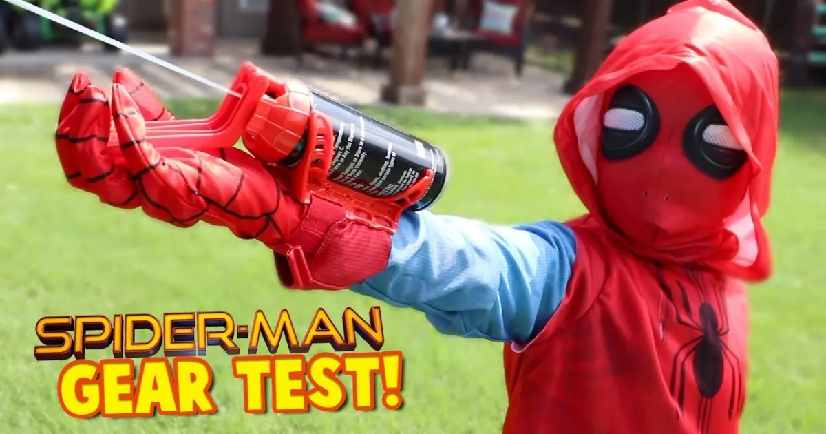 Spider-Man Homecoming Movie Gear Test! Real Web Shooters for Kids! Toys  Review by KIDCITY - Bilibili
