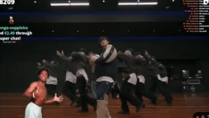 iShowSpeed甲亢哥直播跳BTS男团舞｜RUN BTS和Dynamite挑战