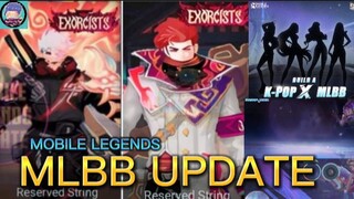 UPCOMING EXORCIST SKIN BATCH 2 HAYABUSA AND GRANGER MLBB UPDATE #mlbbupdate #mobilelegends