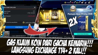 FORMULA GULLIT 115?? KLAIM COIN HASIL GACHA EXCHANGE 114+ 2 KALI FIFA MOBILE | FIFA MOBILE INDONESIA