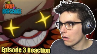 WHAT IS HAPPENING?! The God of Highschool Anime: Episode 3 BLIND REACTION