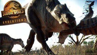 Acrocanthosaurus HUNTS Maiasaurus - Life in the Cretaceous || Jurassic World Evolution 2 🦖 [4K] 🦖