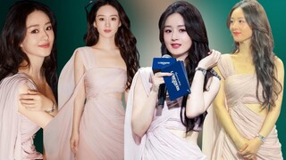 ZhaoLiying shows off her ultimate "visual" at the event,beauty is increasingly promoted