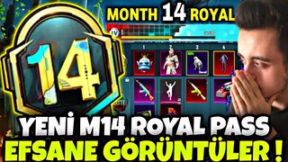 YENİ M14 ROYAL PASS EFSANE GÖRÜNTÜLER !! M14 RP 1-50 ÖDÜLLERİ !! M14 ROYAL PASS PUBG MOBİLE