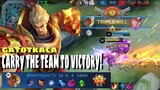 My Gatotkaca carry the Team to Victory - Solo Rank MVP - Gatotkaca Revamp Best Build