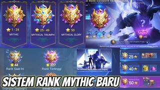 UPDATE RANK MYTHIC BARU MYTHICAL TRIUMPH PAKE BINTANG DAN SKIN MYTHIC GRATIS