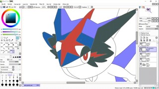 Menggambar Greninja - Pokemon (Drawing pokemon) by OST ANIME ID