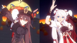 【原神X崩坏3MMD/4k】胡桃&琪亚娜