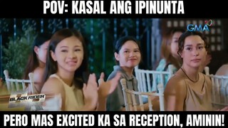 POV - Kasal ang ipinunta mo pero mas excited ka sa reception | Black Rider
