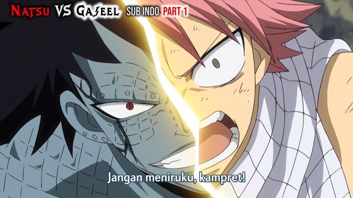 Natsu vs Gajeel sub Indo