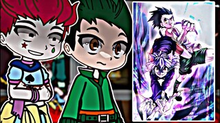 Hunter x Hunter React to Gon vs Neferpitou // Tiktok // Gacha React