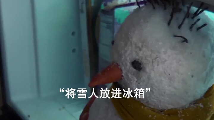 “This Year’s Person You’re Most Excited to See, Step Forward!” “Heartwarming” Snowman Winter
