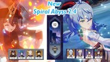 Hu Tao Geo & Ganyu Melt | New Spiral Abyss 2.4 | (Full Stars) - Genshin Impact