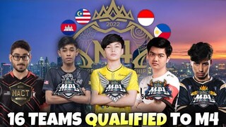 ALL THE TEAMS THAT ARE JOINING THE M4 CHAMPIONSHIP JAKARTA 2023… 🤯