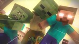 Monster School : ZOMBIE APOCALYPSE Challenge - Minecraft Animation