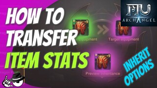 How to TRANSFER Item Stats - MU Archangel