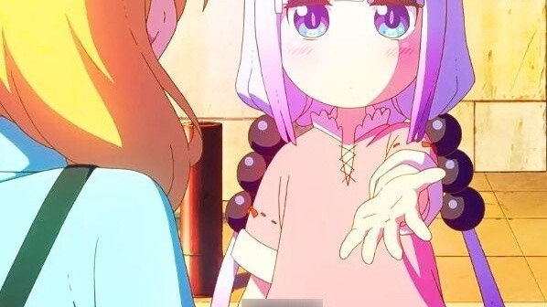 The most amazing dragon posture, it exploded directly, Kanna is so cute