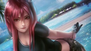 Dead or Alive 6 female characters (all) disintegrating critical strike demo video, a different sense