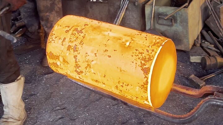 Inside the forging factory Steel Starts Changing Shape Almost Immediately
