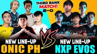 ONIC PH [New Line-Up] vs. NXP EVOS [New Line-Up] | Match 3/3 | 03-07-21 ~ Mobile Legends