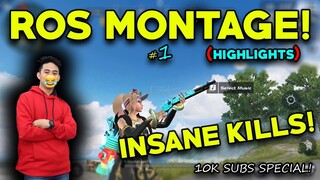 MY FIRST INSANE RULES OF SURVIVAL MONTAGE/HIGHLIGHTS!! #1 [10K SUBS SPECIAL]
