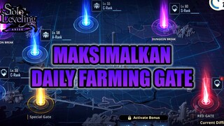 Pentingnya Gate & Cara Memaksimalkan Daily Farming Gate Kalian | Solo Leveling: ARISE