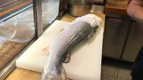 how to cut salmon sashimi