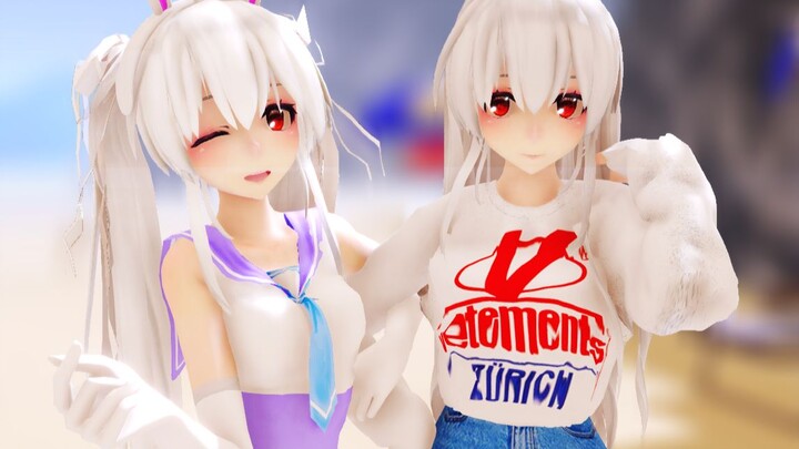 【MMD】青春可爱弱音姐姐【MMook JJi BBa】