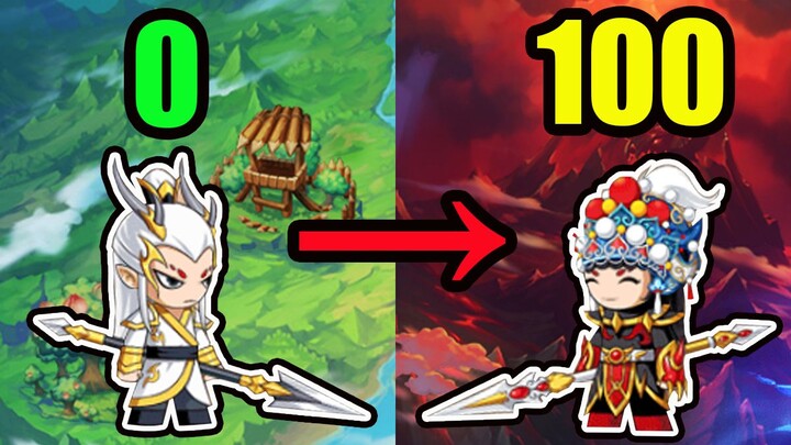 开局氪5W点券？挑战从零开始暴力通关【造梦无双】#01