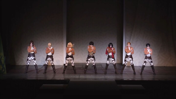 [Đại chiến Titan /Chia sẻ/Liên minh cosplay nhảy múa] Cung tên của Hồng Liên + Thánh ca an giấc lúc 