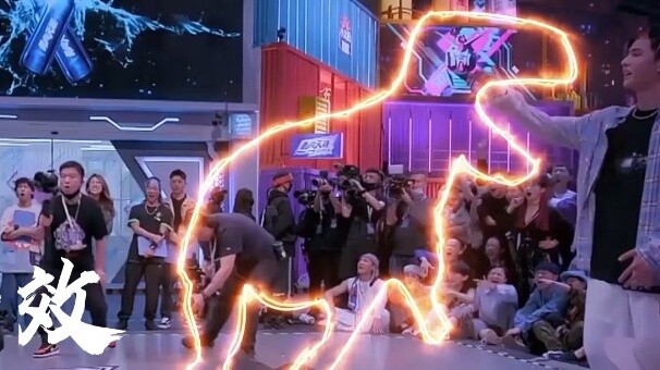 [จางอี้ชิง] นี่คือการต่อสู้ของกัปตันนักเต้นข้างถนนจางอี้ชิง เอฟเฟกต์พิเศษของการเต้นครัมพ์ การจัดเรีย