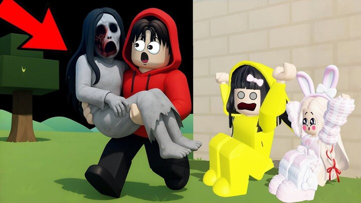 Yuta, Mio Dan Baby Celine Dikagetin Kuntilanak Di Pos # Gunung Gaib  ROBLOX