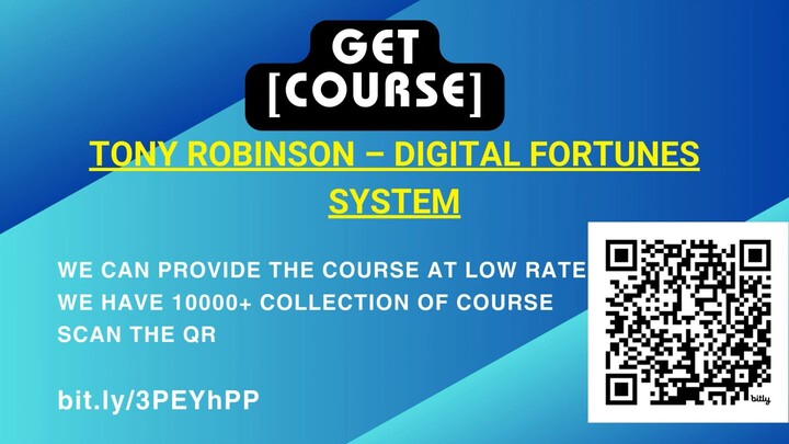 Tony Robinson – Digital Fortunes System