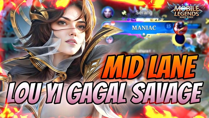 DEMAGE LOU YI MINTA AMPUN DAHH😱SAKIT LUAR DALAM....((Mobile Legends))