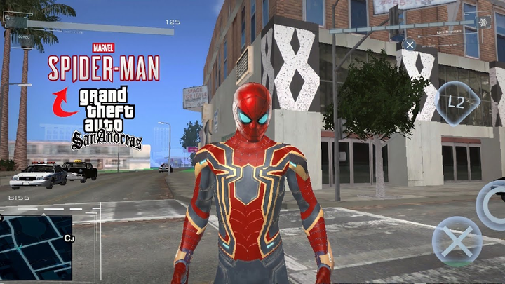 GTA Sa Mod SPIDERMAN PS4 di Android Terbaru 2021