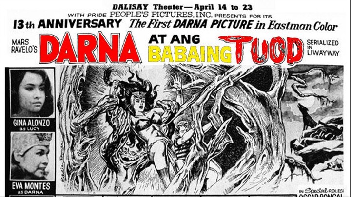 Darna at ang Babaing Tuod 1966 (Tagalog Action/Fantasy Film) Philippines
