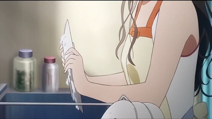 妹妹做饭毫无防备，哥哥趁虚而入！