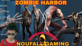 main game zombie harbor. mengunakan shoot gun