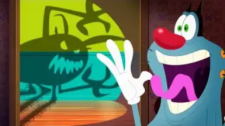 Oggy and the Cockroaches - Shadow monster (S06E62) CARTOON _ New Episodes in HD.